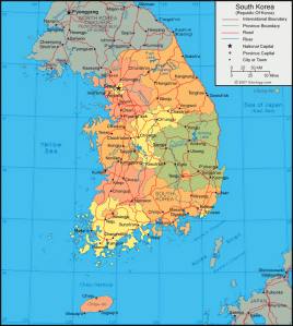 south-korea-map